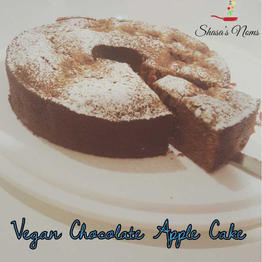 Vegan Chocolate Apple Cake